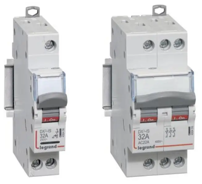 legrand 406432 Isolating Switch DX3 IS 1-2 Module--
