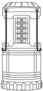 Lepro 3300007 LED Camping Lantern