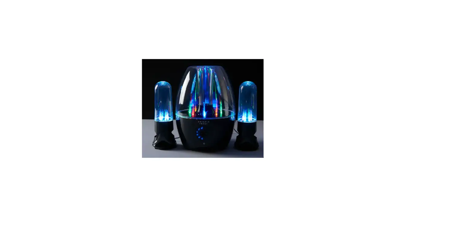 Sharper Image Lighted Water Speakers User Manual