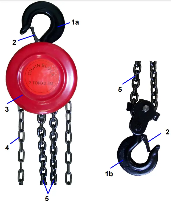 Westfalia Chain Hoist 2 Tons - Overview