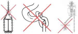 Westfalia Chain Hoist 2 Tons - Safety Notes 1