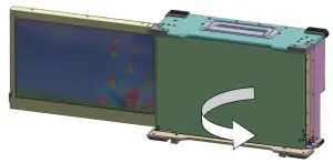 I TECH BDPW3D1730 LCD Rugged Aluminum Multi Display - fixture toward