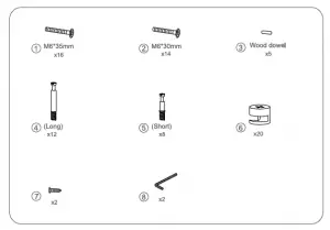 anko Wooden Cot with Drawer Instruction Manual