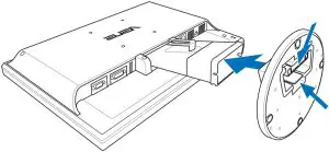 Assembling the monitor base