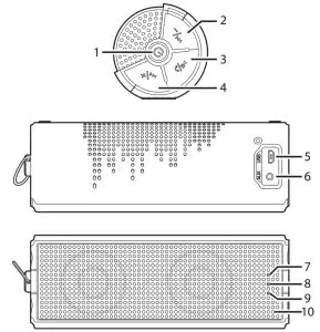 KINGTA B25FV2 Bluetooth Speaker - Bluetooth Speaker