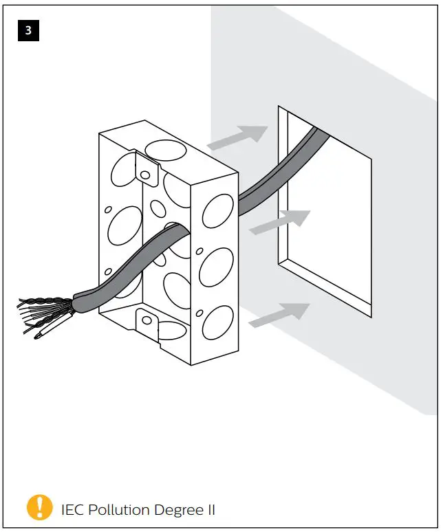 PHILIPS Standard Series DL2PA Button Panel Installation Guide - Installation 3