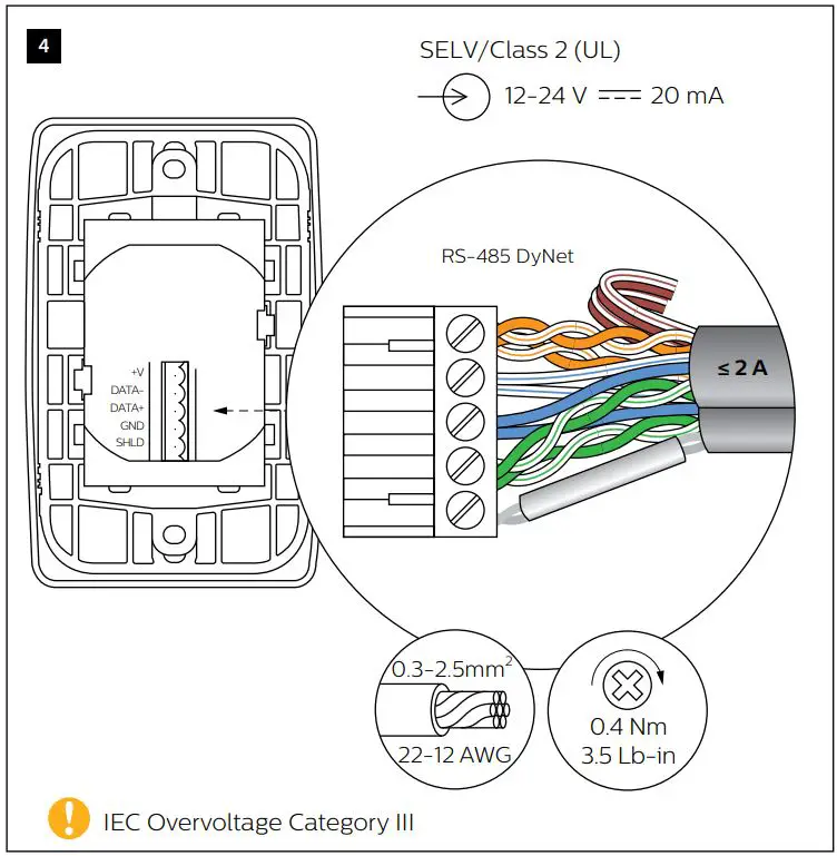 PHILIPS Standard Series DL2PA Button Panel Installation Guide - Installation 4