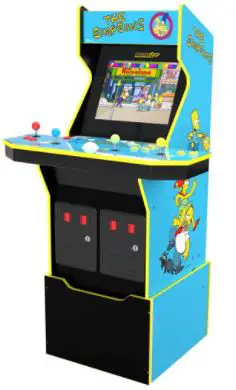 ARCADE1UP SIM-A-10169 Simpsons 4-Player Wi-Fi Arcade Cabinet with Riser