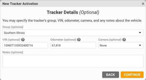 linxup ELD Devices - Device Activation 2