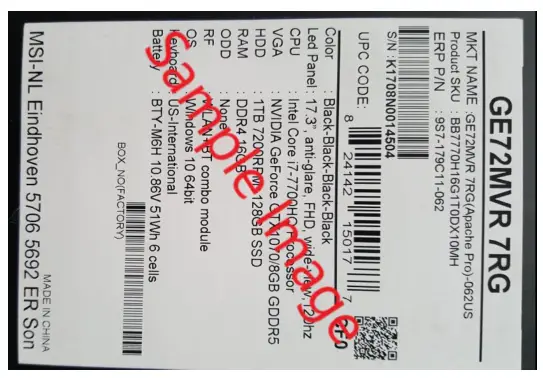 msi GL65 Leopard 10SEK-022 - GE