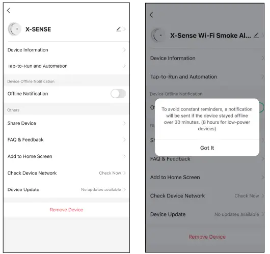 X-SENSE XS01-WT Wifi Smoke Alarm fig13
