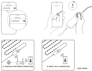 Lumations L8400010NC01 Smart LED Light Strings - Connection mode