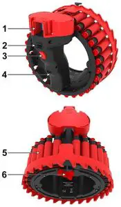 S-MANIA QREXTING RapidShot Toy Gun - COMPONENTS