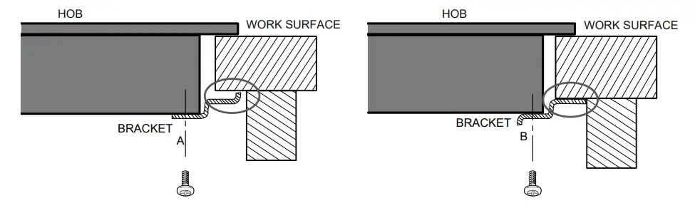 caple C816C Ceramic Hob Black Glass fig14