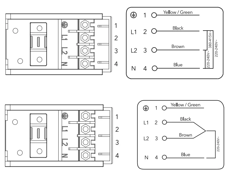 caple C816C Ceramic Hob Black Glass fig15