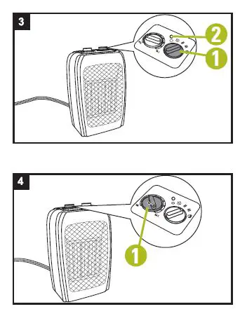 for LIVING 043-5877-2 Ceramic Heater 3