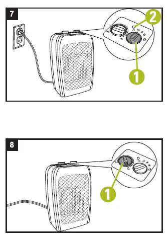 for LIVING 043-5877-2 Ceramic Heater 5