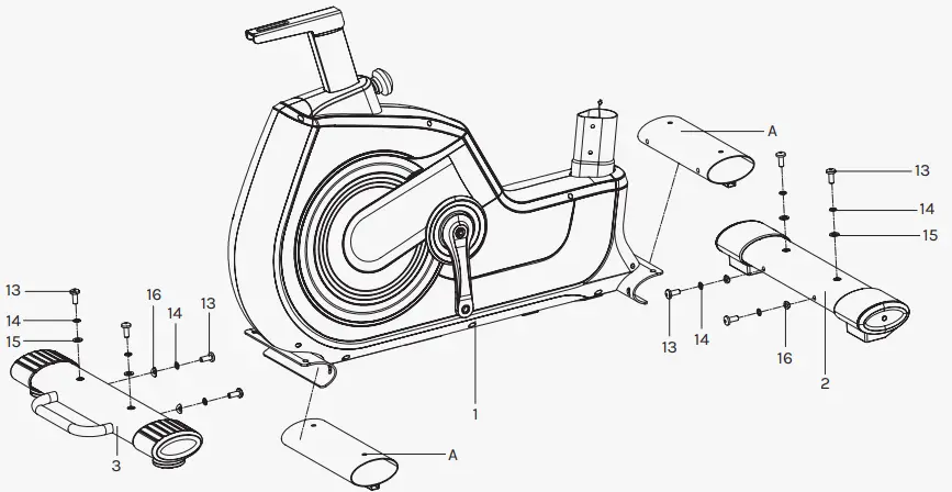 LIFESPAN EXC 100 Commercial Exercise Bike-fig2