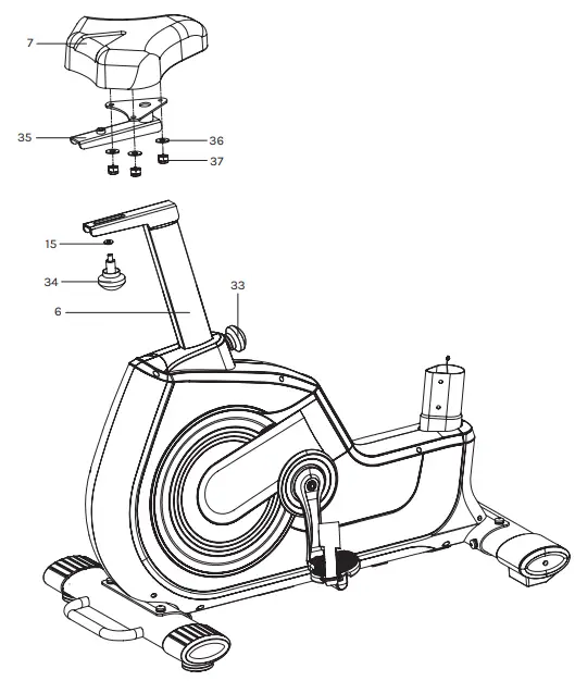 LIFESPAN EXC 100 Commercial Exercise Bike-fig5