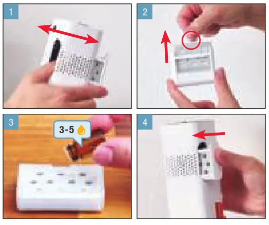 BONECO Aroma Diffuser and Ionizer - AROMA PAD AND ESSENTIAL OIL