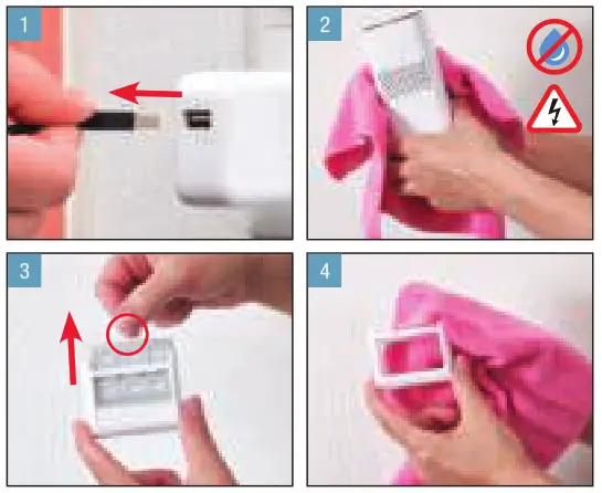 BONECO Aroma Diffuser and Ionizer - CLEANING