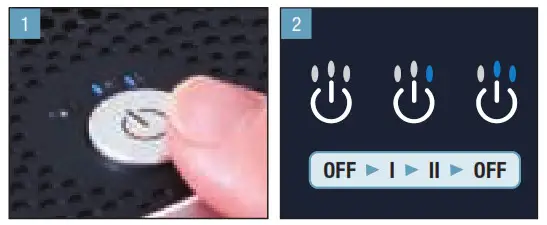 BONECO Aroma Diffuser and Ionizer - OPERATING