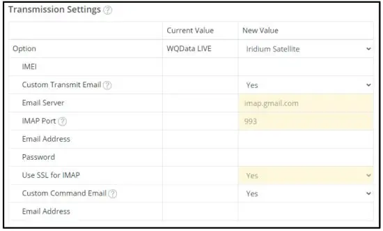NEXSENS X2-CB-I Buoy Mounted Data Logger - Setting