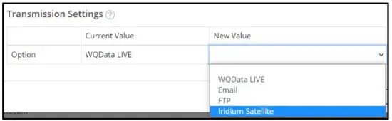NEXSENS X2-CB-I Buoy Mounted Data Logger -Transmission Settings