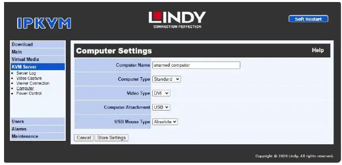 LINDY 39416 KVM over IP Access DVI-I USB and PS-2 14
