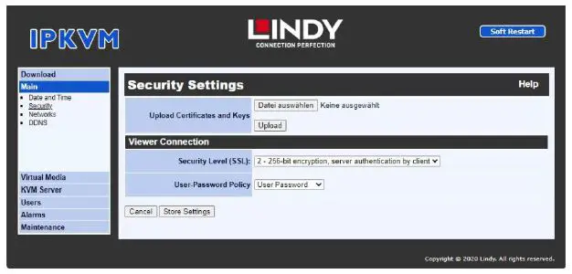 LINDY 39416 KVM over IP Access DVI-I USB and PS-2 7