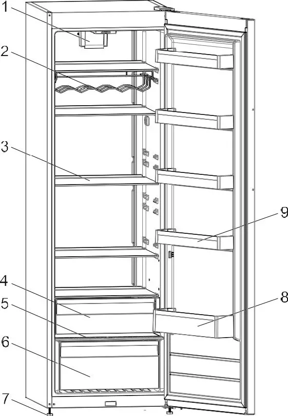 HELKAMA HJA396F 60cm Refrigerator fig 13