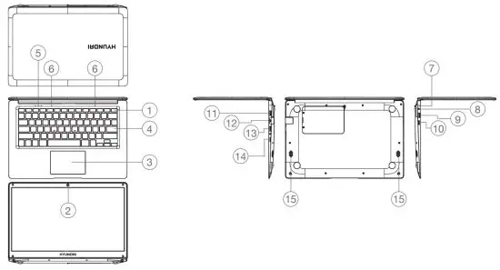 HYUNDAI HT14CCIC 14.1 Inch Windows Laptop - Definitions