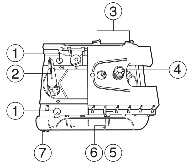 Nail Hole – allows you to hang the wall mount onto a nail or screw. - M101 WALL MOUNT