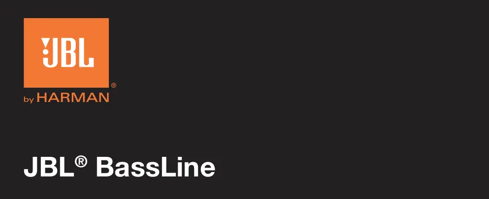 JBL Bassline Manual