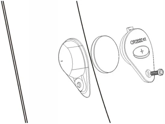 Crane U8Q10A LED Table Lamp battery mount