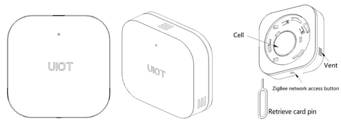 Ultimate Iot C4041000 Temperature and Humidity Sensor - Product panel diagram
