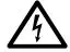 Warning - risk of electric shock icon