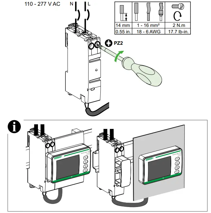 Schneider Electric Industrie PLTDISP PowerLogic Tag Display - Power Supply