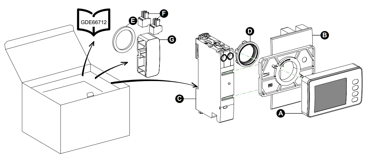 Schneider Electric Industrie PLTDISP PowerLogic Tag Display - Required for Installation