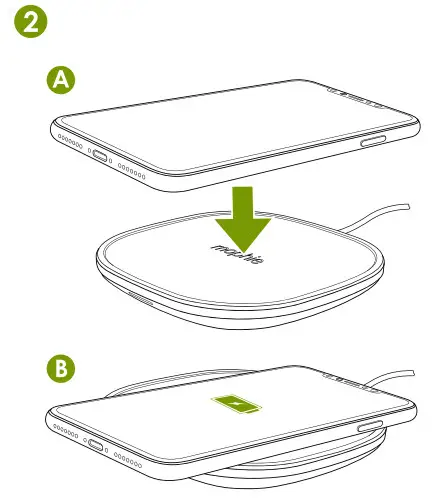 mophie Wireless Charger Charging Pad For iPhone 7.5w - overview 2