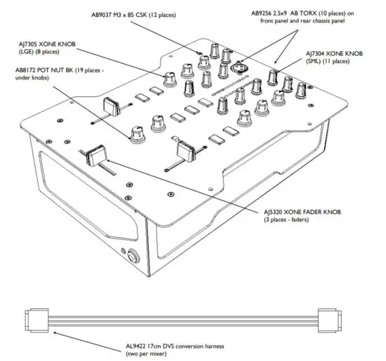 ALLEN HEATH XONE 23C DJ Mixer Plus Internal Soundcard - figure 18