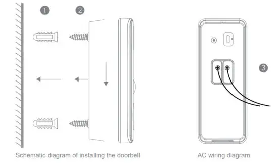 HULIAN SDB Low Power Intelligent AC Video Doorbell - figure 3