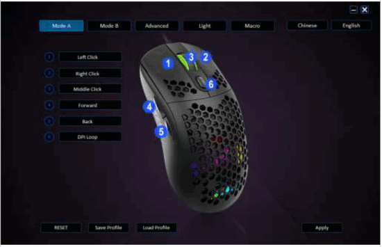 HXSJ X600 RGB Lighting Programming Gaming Mouse - Fig 3