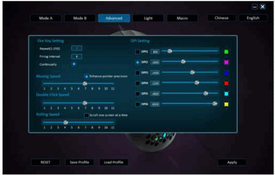 HXSJ X600 RGB Lighting Programming Gaming Mouse - Fig 4