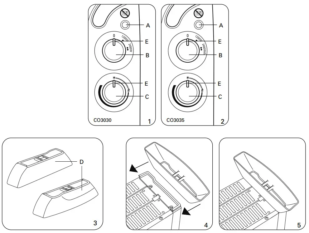 Rowenta CO3030 Vectissimo II Convection Heater - figure 1