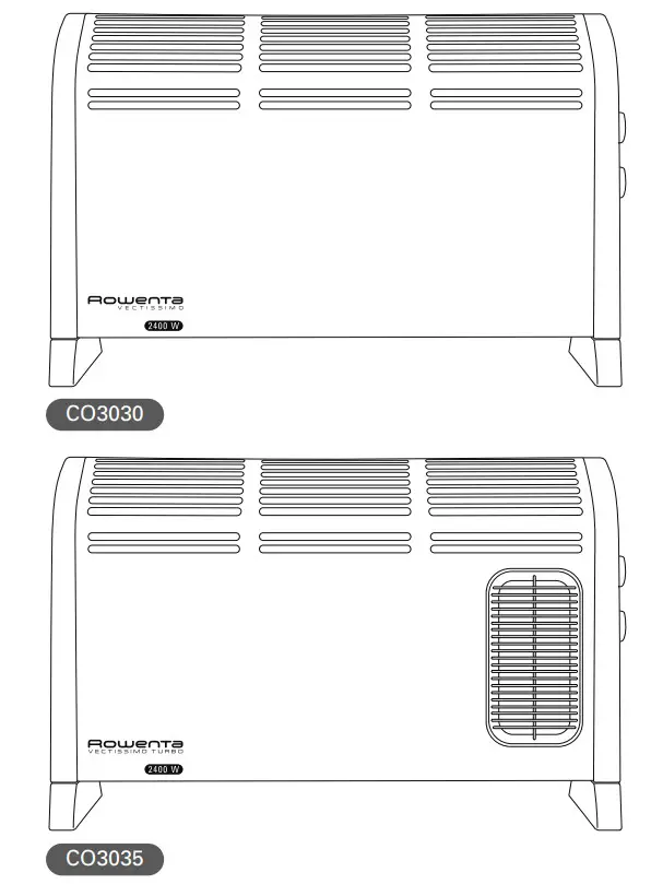 Rowenta CO3030 Vectissimo II Convection Heater