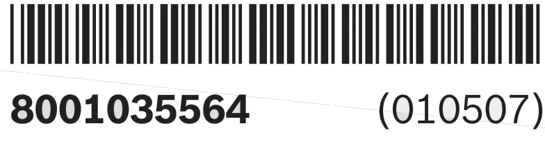 BOSCH MUZ4EB1 Ice Cream Maker - bar code