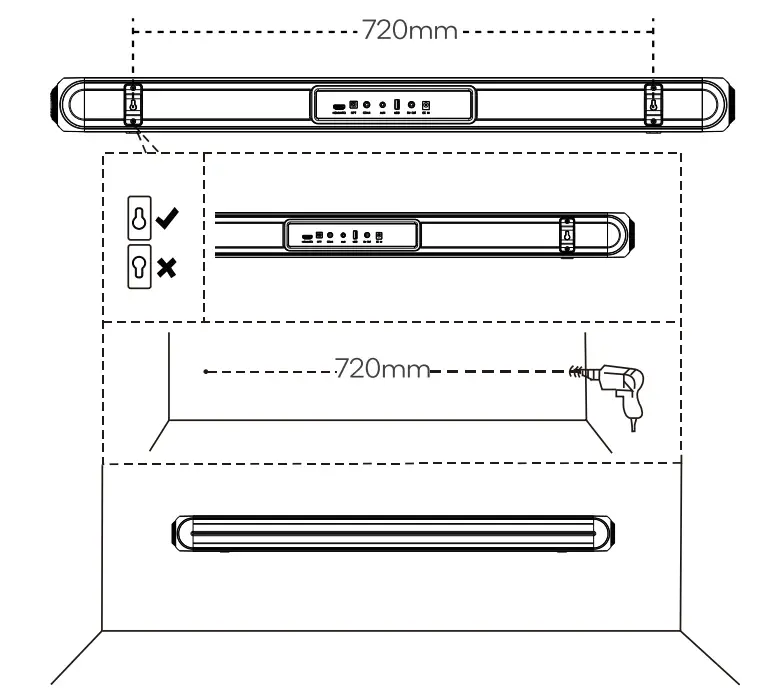 kogan KASBD5123HA 5.1 Channel 230W Dolby Soundbar with Subwoofer and Rear Speakers - FIG 2