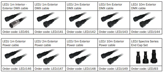 LEDJ281 Spectra Par 15Q8 Exterior Fixture 5