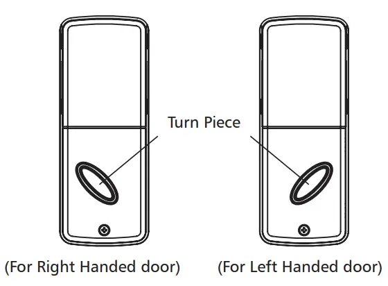 LOCKSTATE OE 550DB 626 WiFi Electronic Deadbolt Lock - Turn Piece